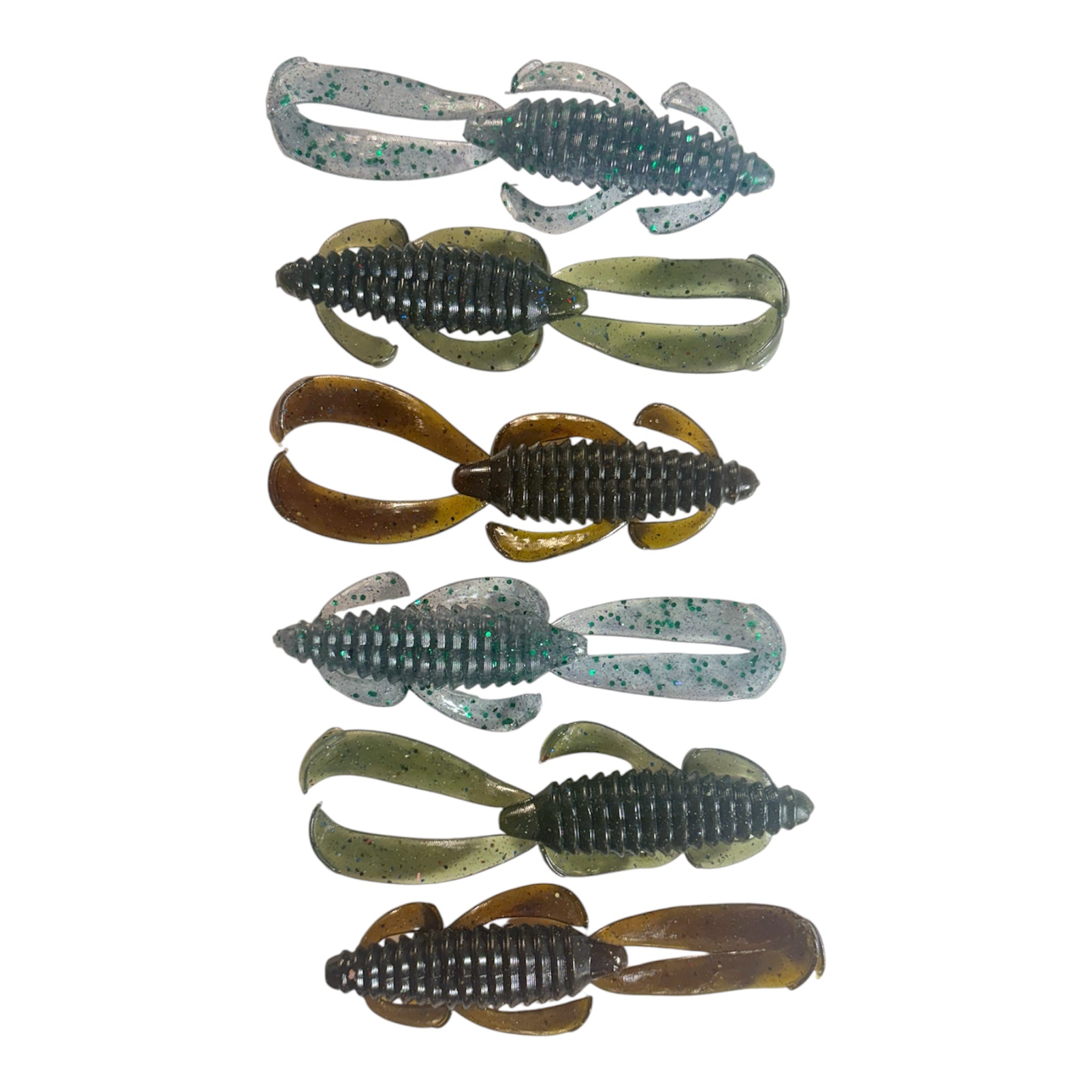 IronHook Co. – 4” Craw Soft Baits (6 Pack)