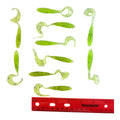 Soft Plastic Curly Tail Grubs – 10 Pack | Multiple Colors Available