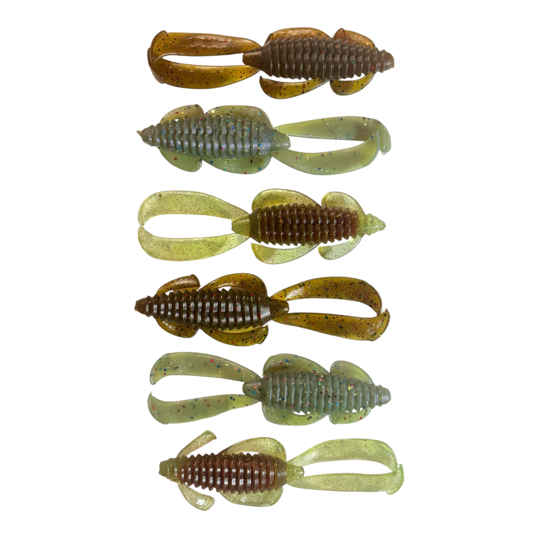 IronHook Co. – 4” Craw Soft Baits (6 Pack)