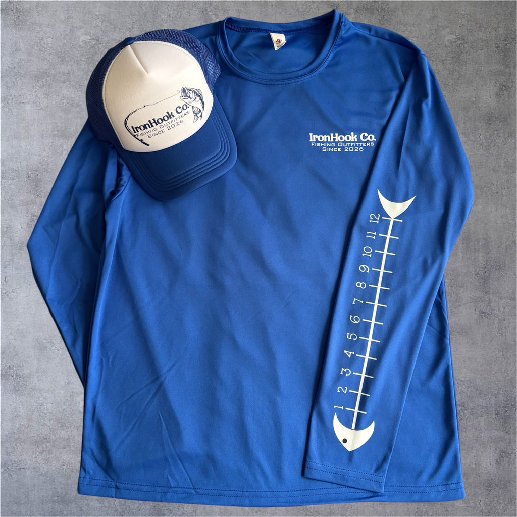 IronHook Performance Long Sleeve Shirt + Hat Combo