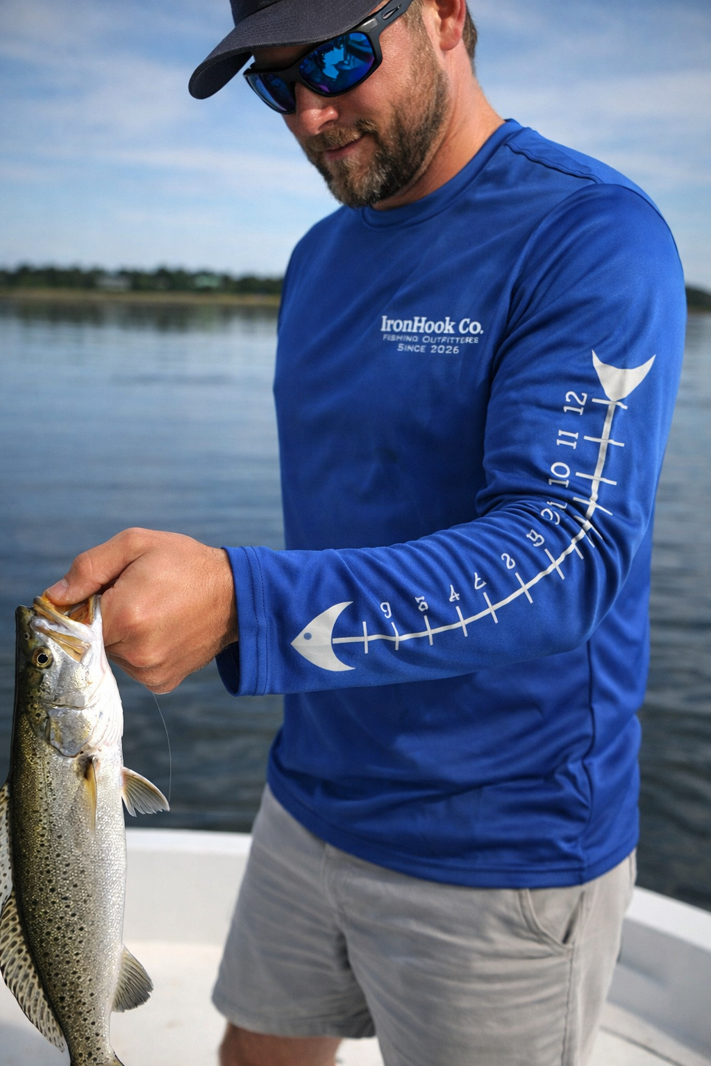 IronHook Performance Long Sleeve Shirt + Hat Combo