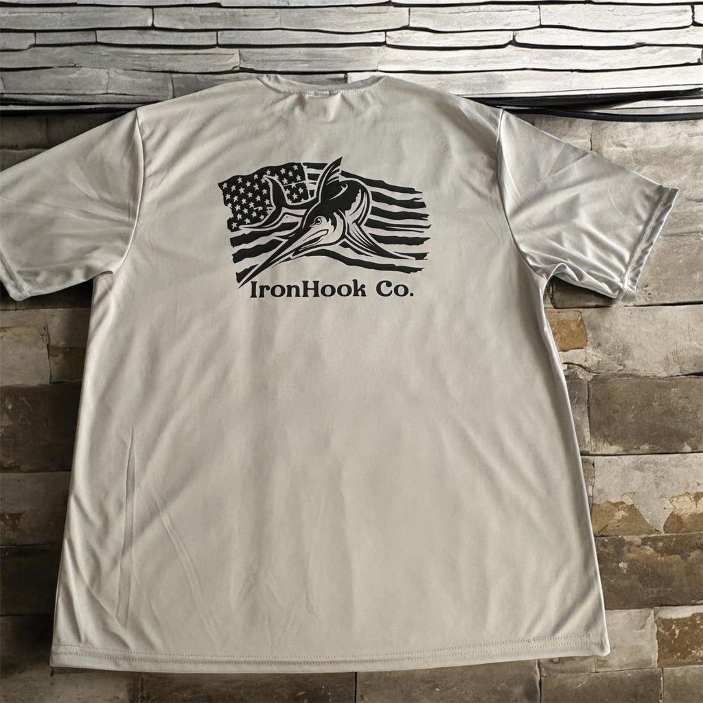 IronHook Co. Performance Fishing Shirt – Marlin Edition