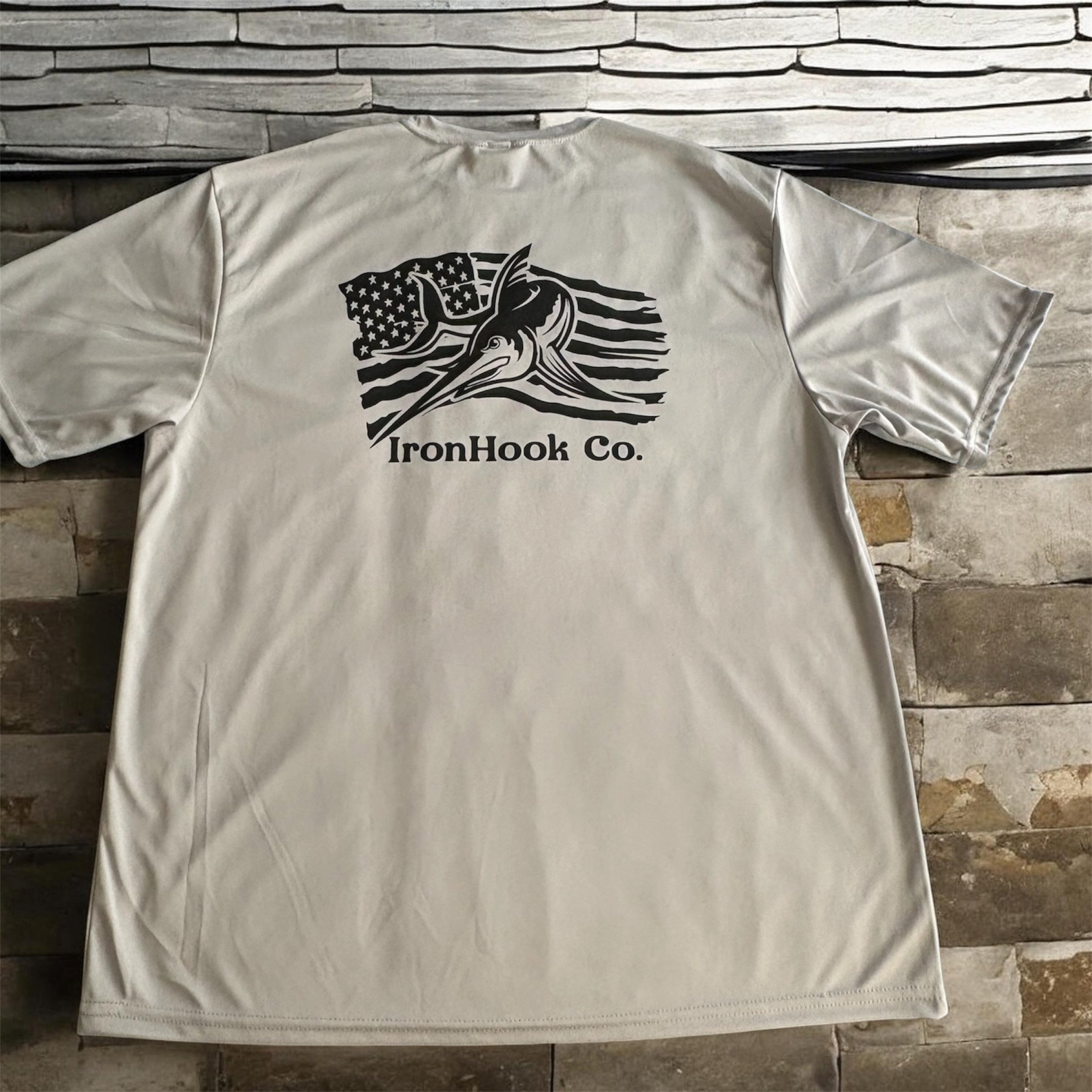 IronHook Co. Performance Fishing Shirt – Marlin Edition