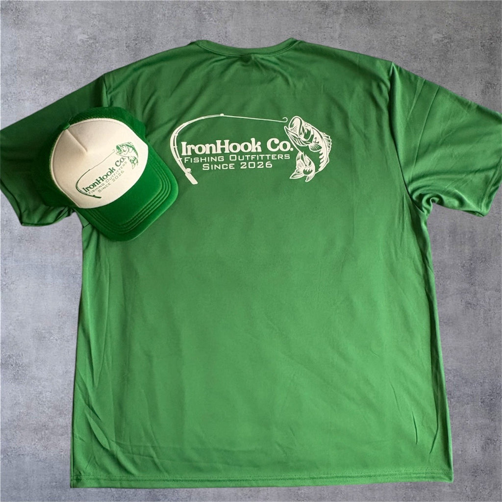IronHook Performance Short Sleeve Shirt + Hat Combo