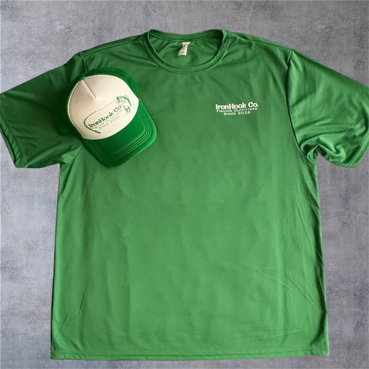 IronHook Performance Short Sleeve Shirt + Hat Combo