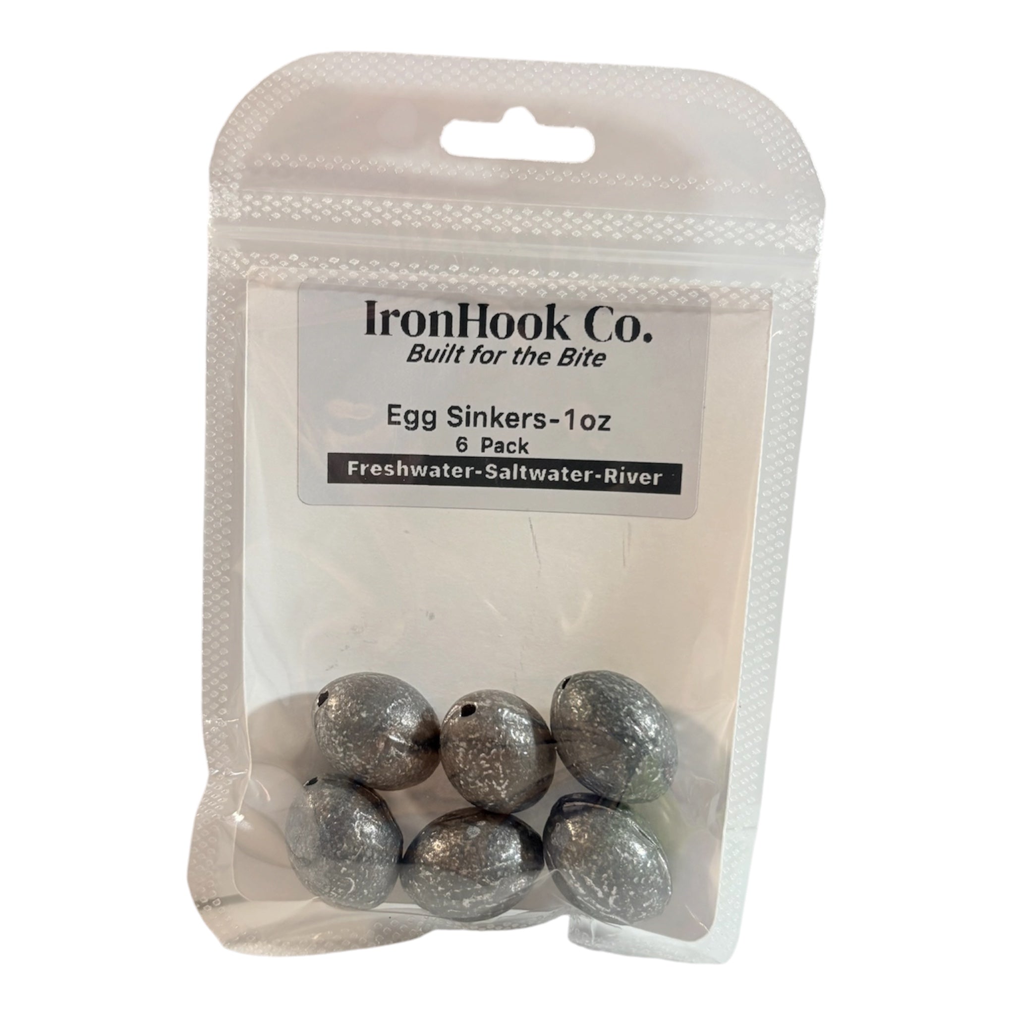 Egg Sinkers | Multiple Weights | IronHook Co.