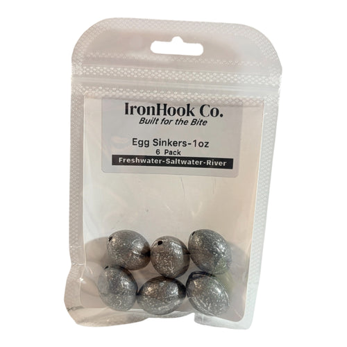 Egg Sinkers | Multiple Weights | IronHook Co.