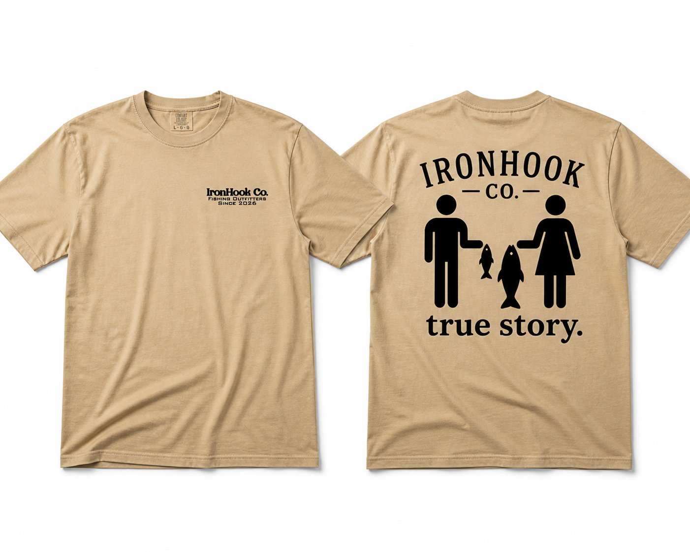 IronHook Co. “True Story” Fishing T-Shirt