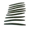 5” Stick Worm Soft Baits – Watermelon Red & Green Flake Oil Infused (9 Pack)